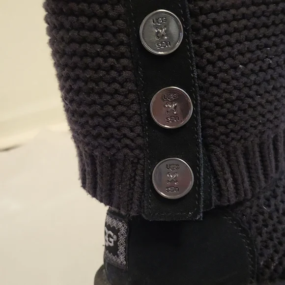 UGG Cardi Boots Knit Tall sz7 - Picture 3 of 13